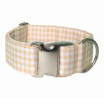 Collar para perro "Vichy Yellow"