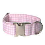Collar para perro "Vichy Rosa"