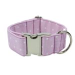 Collar para perro "Topos pink"