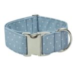Collar para perro "topos gris"
